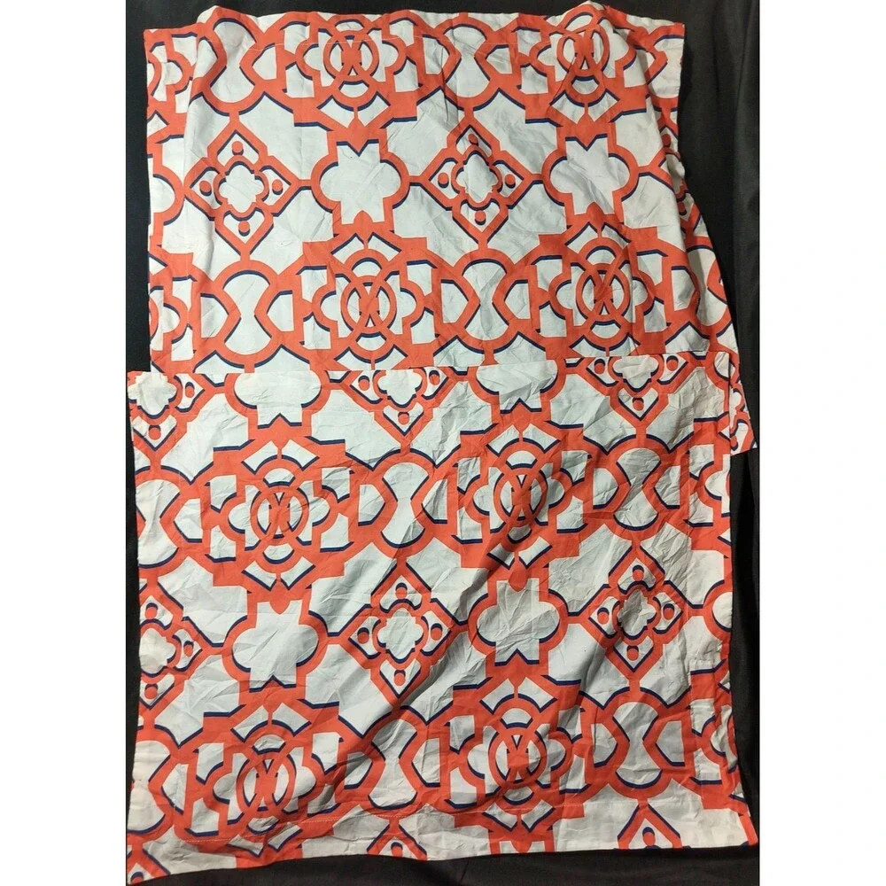 Home Accents Turnstyles Reversible Geometric Pillow Shams Set of 2